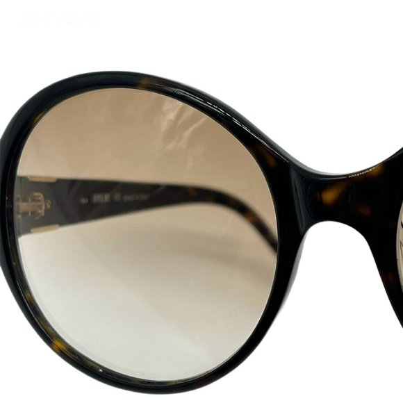 Anna Sui AS60501 Made in Italy Women's Vintage Round Sunglasses in Brown - Picture 8 of 13
